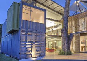 two storey office container